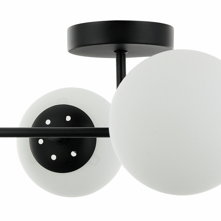 Påbyggd taklampa MADDIE 4xE14/5W/230V svart