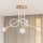 Påbyggd taklampa OXFORD 3xE27/15W/230V guld/vit