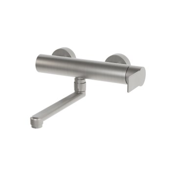 Paffoni - Diskbänksblandare TANGO i rostfritt stål