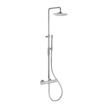 Paffoni - Duschsystem med termostatblandare BIRILLO i blank krom