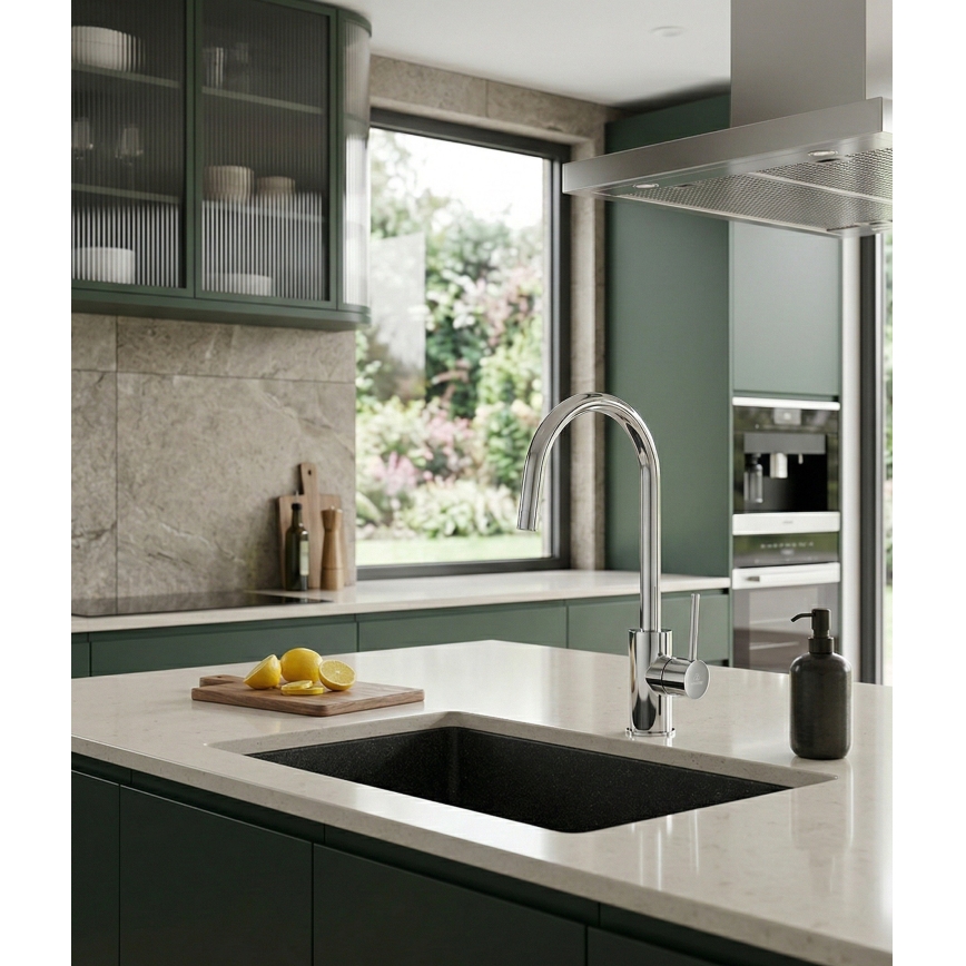 Paffoni - Köksblandare LIGHT 36,3 cm, polerad krom