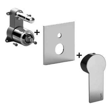 Paffoni - TANGO duschblandare för infälld installation, blank krom