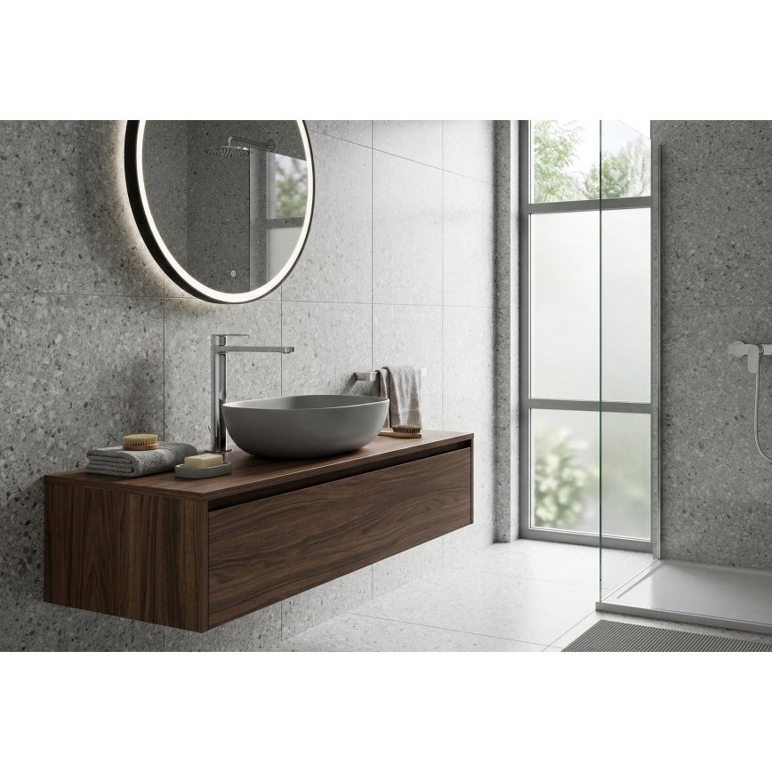 Paffoni - Tvättställsblandare + bottenventil TANGO blank krom