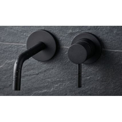 Paffoni - Tvättställsblandare för dold montering LIGHT svart