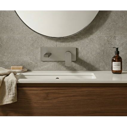 Paffoni - Tvättställsblandare för dold montering TANGO i rostfritt stål