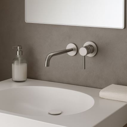 Paffoni - Tvättställsblandare för inbyggd installation LIGHT, polerad krom