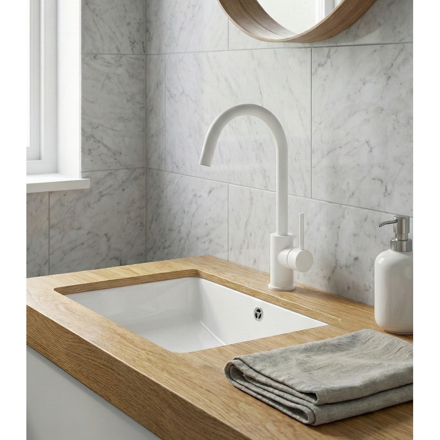 Paffoni - Tvättställsblandare LIGHT blank krom