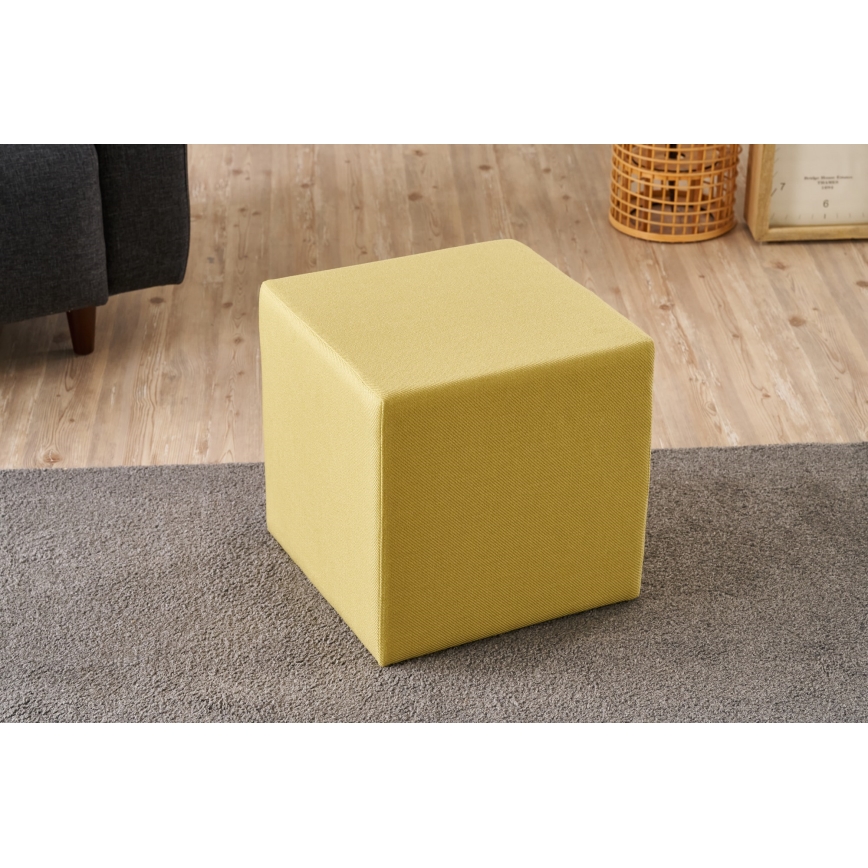 Pall CUBI 40x40 cm gul