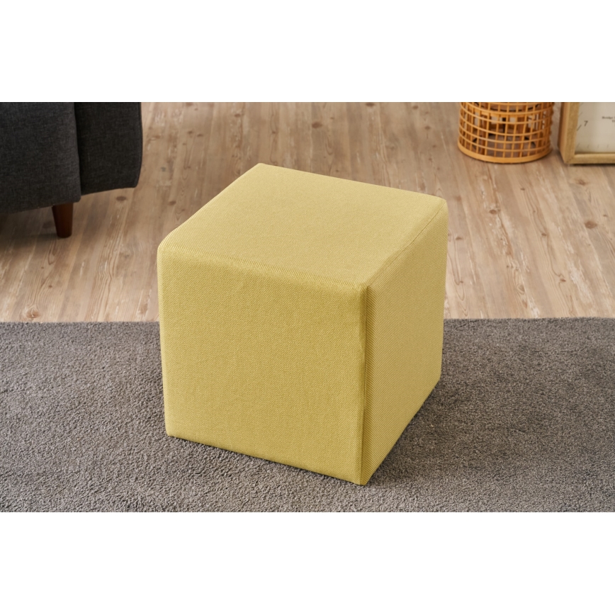 Pall CUBI 40x40 cm gul