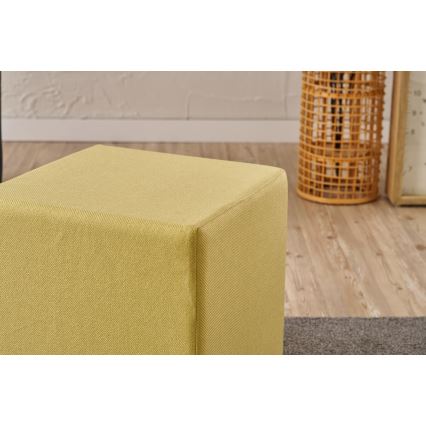 Pall CUBI 40x40 cm gul