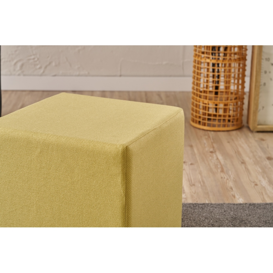 Pall CUBI 40x40 cm gul