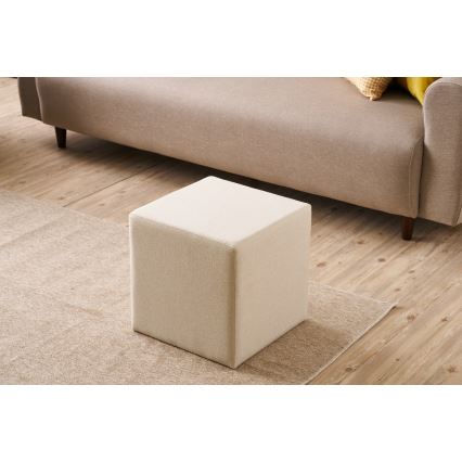 Pall CUBI 40x40 cm krämfärgad