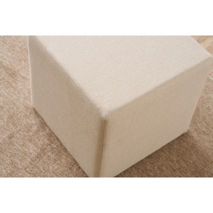 Pall CUBI 40x40 cm krämfärgad