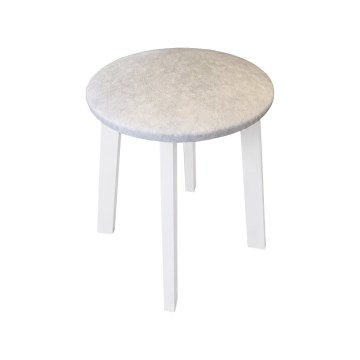 Pall KUBE Ø 36 cm vit/krämfärgad