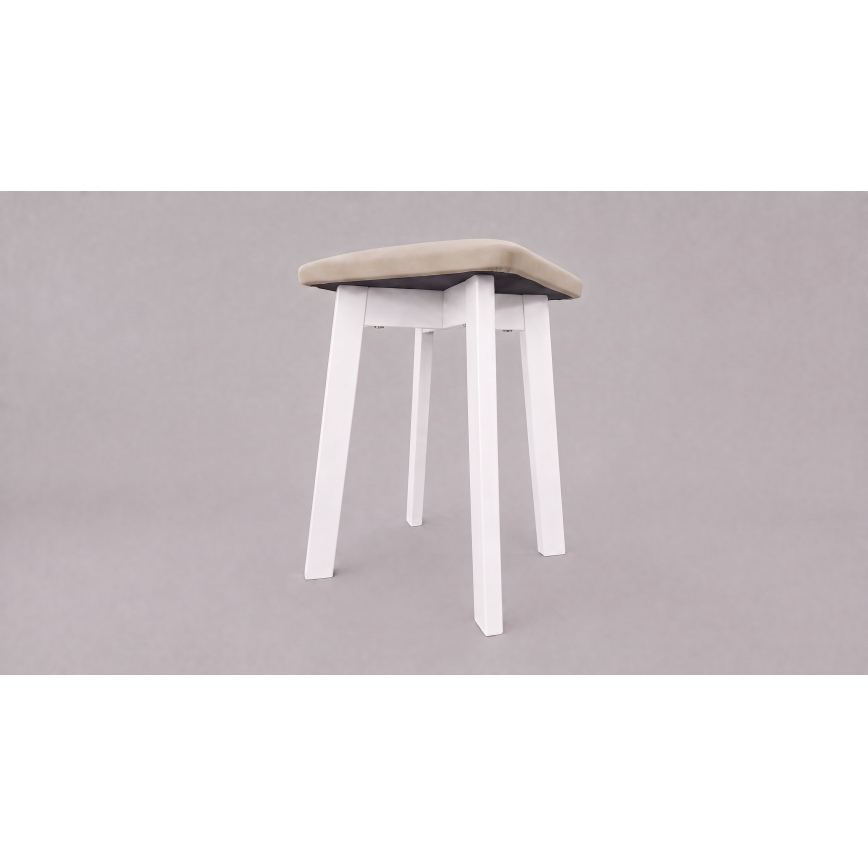Pall LUBE 36x36 cm vit/beige