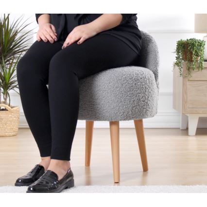 Pall MIKI Ø 46 cm, grå