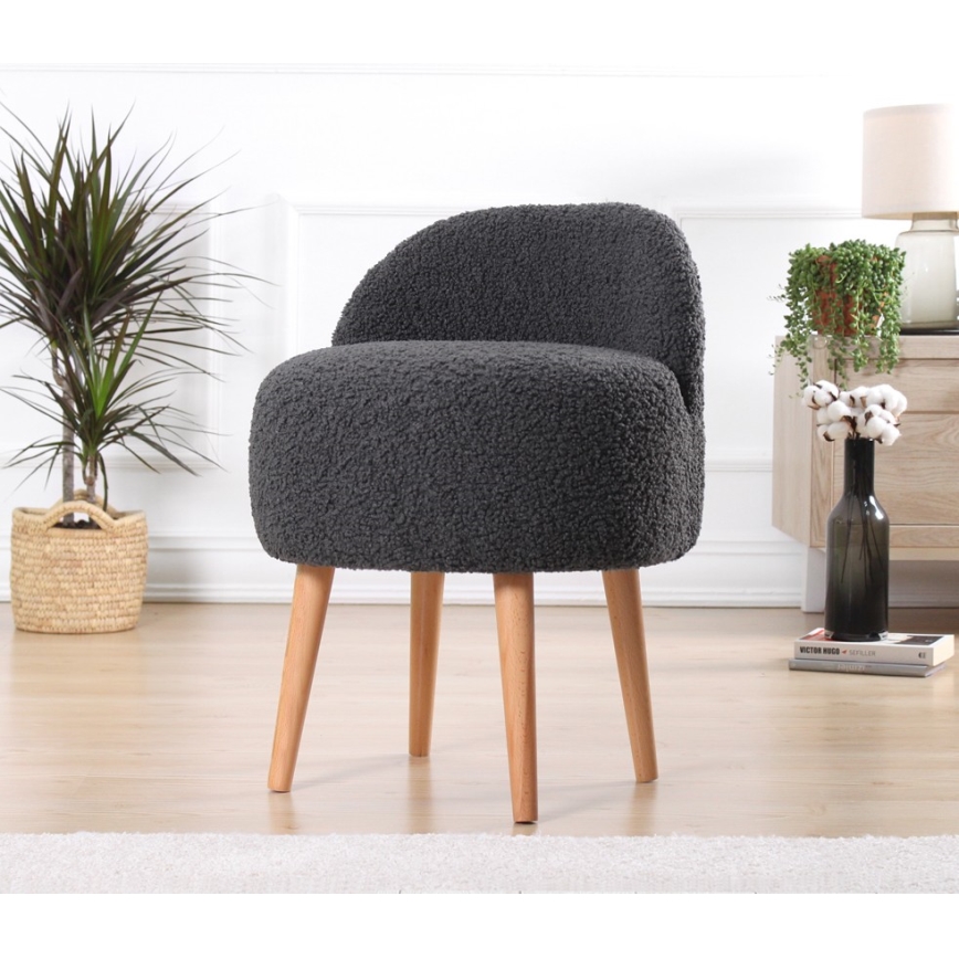 Pall MIKI Ø 46 cm mörkgrå