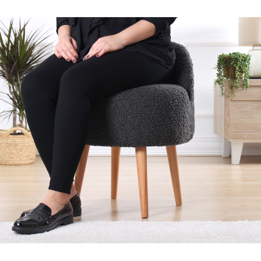 Pall MIKI Ø 46 cm mörkgrå