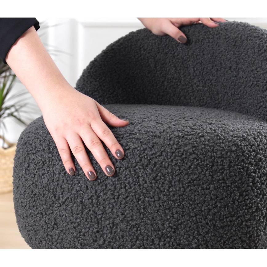 Pall MIKI Ø 46 cm mörkgrå