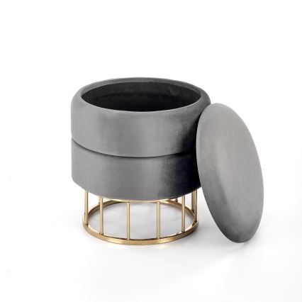 Pall MINTY Ø 37 cm grå/guld