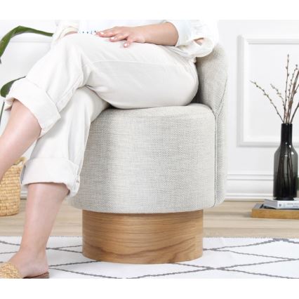 Pall RIKI 40x47 cm ljusgrå