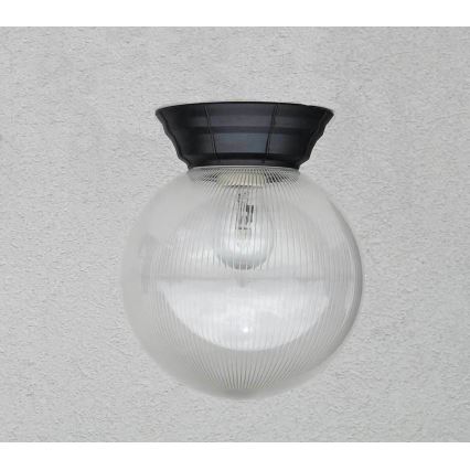 Taklampa för utomhusbruk NADIR 1xE27/15W/230V IP44 genomskinlig