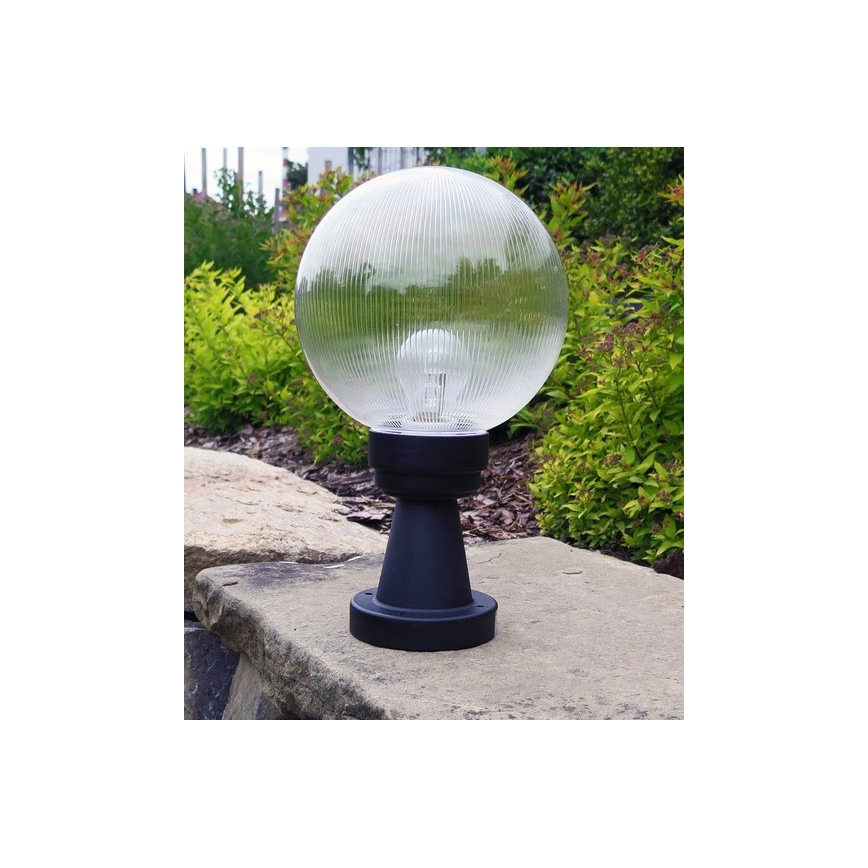 Utomhuslampa NADIR 1xE27/15W/230V IP44 genomskinlig