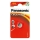 Panasonic - 1 delar Alkaliskt knappbatteri LR44 1,5V 120 mAh