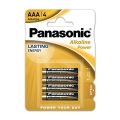 Panasonic - 4 delar Alkaliskt batteri AAA/LR03