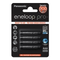 Panasonic Eneloop Pro BK-4HCDE/4BP - 4 st uppladdningsbara AAA-batterier Eneloop Pro NiMH/1