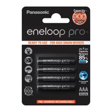 Panasonic Eneloop Pro BK-4HCDE/4BP - 4st Laddningsbara Batterier AAA Eneloop Pro NiMH/1
