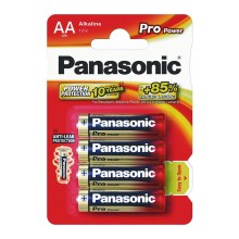 Panasonic LR6 PPG - 4st alkaliska batterier AA Pro Power 1.5V