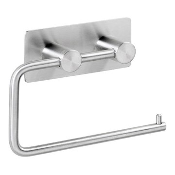 Pappershållare 14,5x10 cm, rostfritt stål/silverfärgad