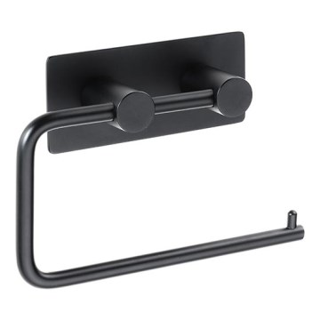 Pappershållare 14,5x10 cm rostfritt stål/svart