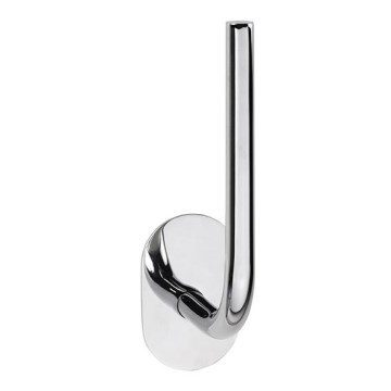 Pappershållare 4,5 × 18 cm, rostfritt stål/silver