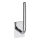 Pappershållare 4,5x18 cm i rostfritt stål/silver