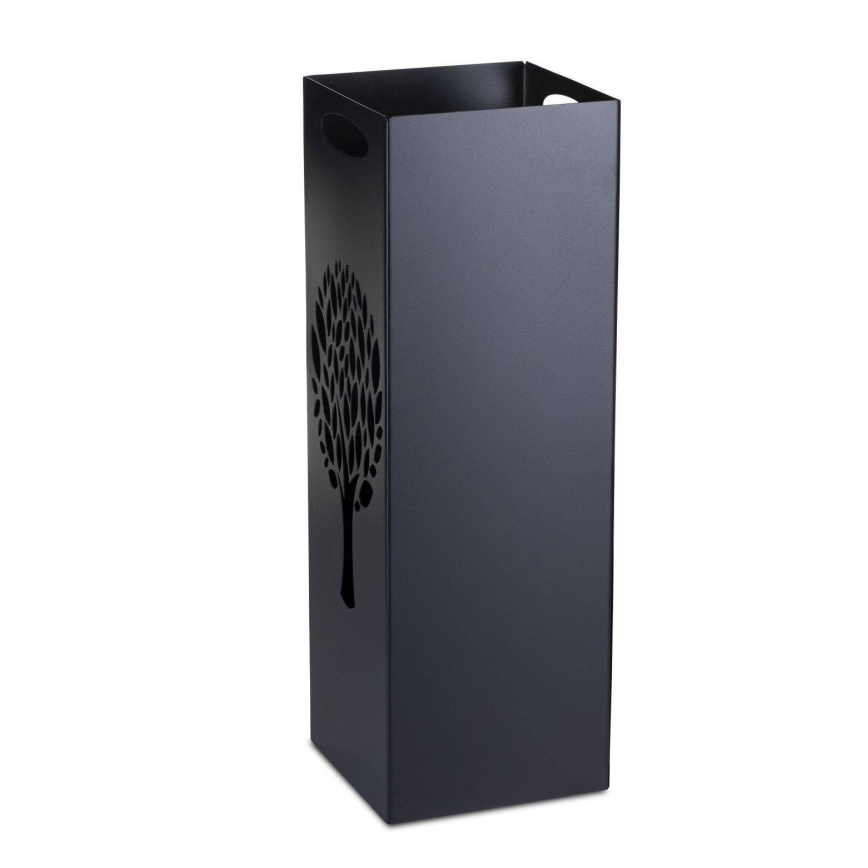 Paraplystativ i metall INDUSTRIAL 60x21 cm svart