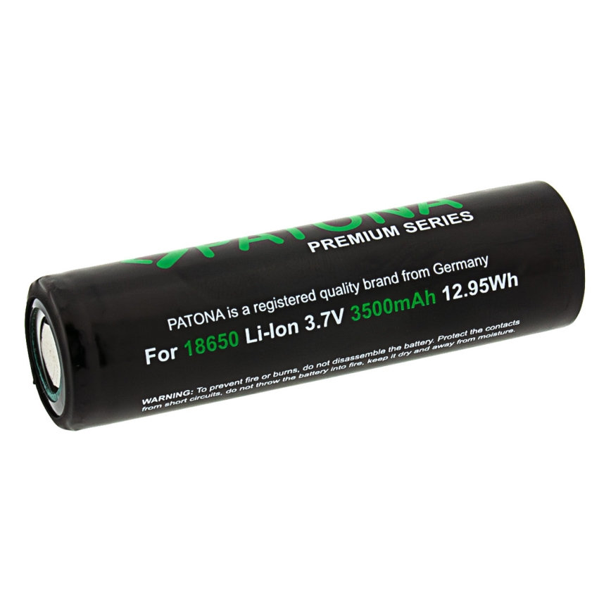 PATONA - 18650 Li-ion-batteri 3500 mAh Premium 3,7 V