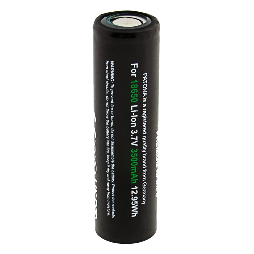 PATONA - 18650 Li-ion-batteri 3500 mAh Premium 3,7 V