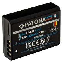 PATONA - Ackumulator Canon LP-E10 1020mAh Li-Ion Platinum USB-C laddar