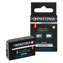 PATONA - Ackumulator Canon LP-E17 1050mAh Li-Ion Platinum Avkodad
