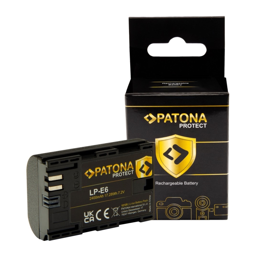 PATONA - Ackumulator Canon LP-E6 2400mAh Li-Ion Protect