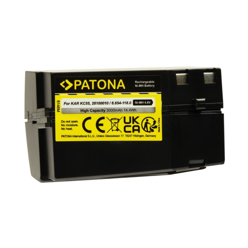 PATONA - Ackumulator Kärcher K55/K65 3000mAh, Ni-Mh 4,8V 14,4Wh