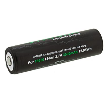 PATONA - Batteri 18650 Li-ion 3500 mAh PREMIUM 3,7 V