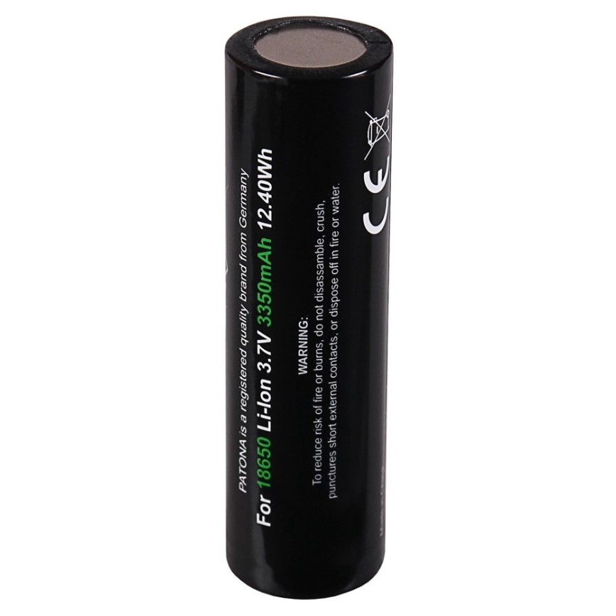 PATONA - Batteri 18650 Li-lon 3350mAh PREMIUM 3,7V