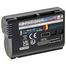 PATONA - Batteri Nikon EN-EL15C 2400mAh Li-Ion Platinum USB-C