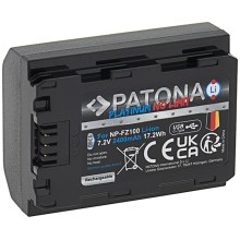 PATONA - Batteri Sony NP-FZ100 2400mAh Li-Ion Platinum USB-C