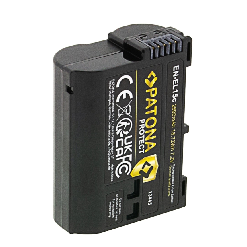PATONA - Batteri till Nikon EN-EL15C 2600mAh Li-Ion Protect