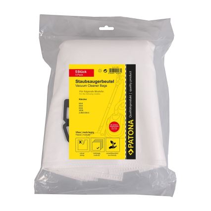 PATONA - Dammsugarpåsar KÄRCHER WD4/WD5/WD6 - 5 kusů