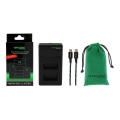 PATONA - Fast charger Dual Canon LP-E17 + kabel USB-C 0,6m